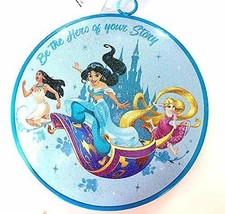 Disney Parks Be the Hero of Your Story Princess Princesses Metal Disc Ornament - £19.46 GBP