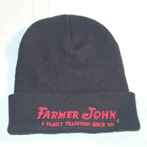 Farmer John &quot;A Family Tradition Since 1931&quot; Black Unisex Beanie Hat Cap - £9.58 GBP