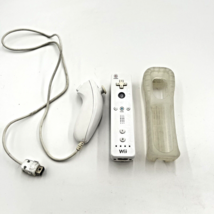 Nintendo Wii Remote Controller and Nunchuck White OEM Tested Working - $18.70