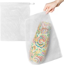 100 Drawstring Bubble Out Bags 12 x 16 White Bubble Bags Double Walled - $317.56