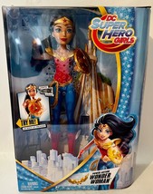 Dc Super Hero Girls Power Action Wonder Woman Doll Lights &amp; Sounds ~ New - £19.93 GBP