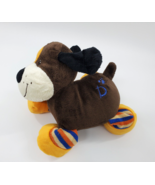 8&quot; Puppy Dog Plush w Striped Knit Legs Embroidered &quot;D&quot; Stuffed Animal To... - €13,01 EUR