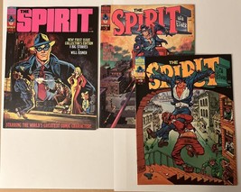 The Spirit #1 #3,#9- Will Eisner - Warren Magazine VF- N/M 1974 Great Co... - £44.73 GBP