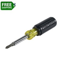 Klein Tools 32476 Multi-Bit Screwdriver / Nut Driver 5-in-1 Phillips Slotted NEW - £10.82 GBP