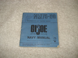  Original Vintage 1964 GI Joe SALESMAN’S SAMPLE Action Sailor Navy Manual!! - $19.79