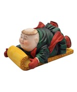Dept 56 Thaddeus The Tobogganist Merry Makers Figurine 93572 VTG 1996 - $18.35