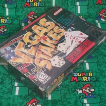 Vegas Stakes Super Nintendo 1993 SNES Factory New Sealed Shelf Wear Slight Crush - £31.96 GBP