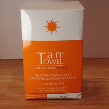 TanTowel Half Body Plus Self-Tanning Towelette - Pack of 10 - £38.32 GBP
