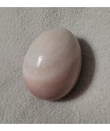 Vintage Polished Stone Egg Pink Marble collectible - £9.31 GBP