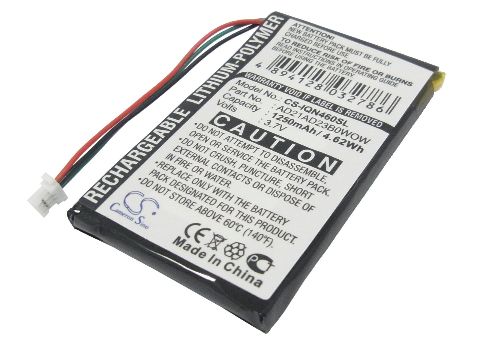 Cameron Sino 1250mAh Battery for Garmin Nuvi 465, Nuvi 465LTM, Nuvi 465T - $16.72