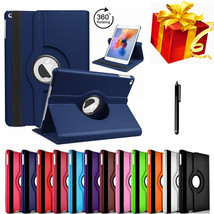 For iPad Air 1 2 Shockproof Case Cover 360 PU Rotating Leather Folio Stand - £9.66 GBP
