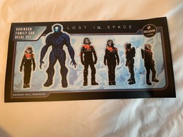 Lost in Space Netflix Robinson Family Car Decal Set Loot Crate Exclusive New - £9.58 GBP