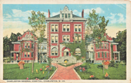 Charleston Wv West Virginia ~General Ospedale~ Antico Vintage Cartolina - £8.77 GBP