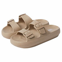 32 Degrees Ladies&#39; Size X-Small (4.5-5.5) Buckle Sandal, Beige - $15.00