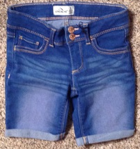 Jordache Girls Blue Denim Bermuda Shorts Size 6i - $5.89