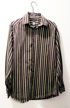 AxCess Men&#39;s Long Sleeve Dress Shirt Modern Fit Size M 100% Cotton - $14.12