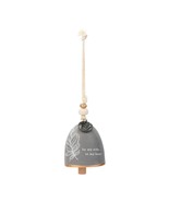 DEMDACO by My Side in My Heart Slate Grey Feather 2.5 inch Stoneware, Me... - $42.99