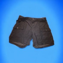 NWT Soft Surroundings Womens Pali Navy Blue Plus Size Stretch Shorts Siz... - $34.64