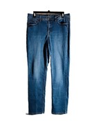 STYLE &amp; CO women’s Denim Blue Jeans Size 12 Long Straight Leg Stretch - £8.66 GBP