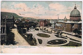 Postcard Dominion Square Montreal Quebec 1907 Warrick Bros - £3.88 GBP