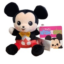 Disney Parks Wishables Classic Mickey Mouse Coat Tails Jacket 4&quot; Plush New Tags - £15.68 GBP