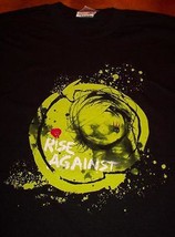 Rise Against Eyelash Band T-Shirt Youth Large 14-16 (Women&#39;s Teen) New - £14.64 GBP