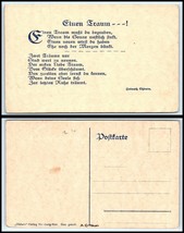 GERMANY Postcard - &quot;Einen Traum&quot; - A Dream C31 - $52.50 MXN
