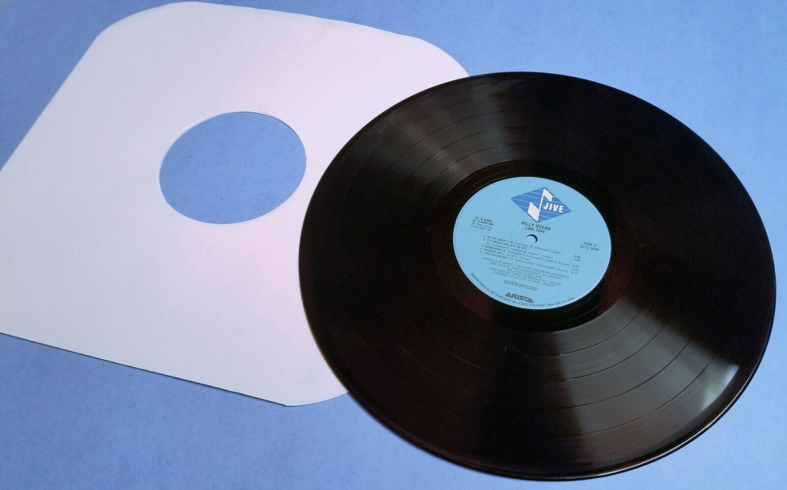 Billy Ocean - Love Zone - Jive - Arista Records - Vinyl Record - $3.95