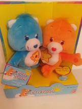 Care Bears Cuddle Pairs 7" Champ And Laugh-A-Lot Bears 2003 Mint In Box  - $59.99