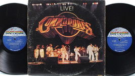 Commodores Live! M9-894A2 Motown 2LP Auto-Coupled Vinyl Gatefold 1977 - £5.87 GBP