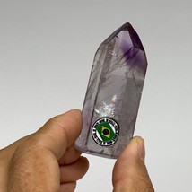 59.6g, 2.6&quot;x1&quot;x0.9&quot;, Natural Amethyst Tower Point Obelisk @Brazil, B32310 - £46.26 GBP