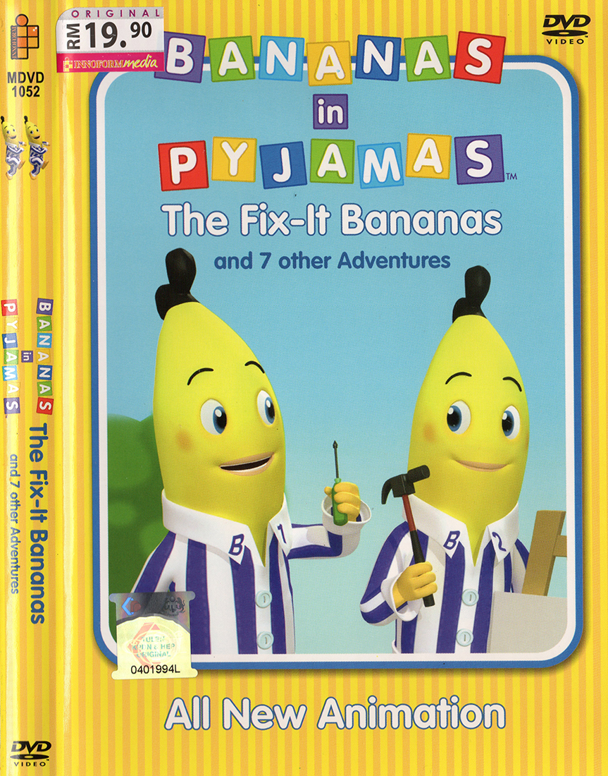 DVD Children Education Bananas In Pyjamas - The Fix-It Bananas And 7 Adv... - $21.99