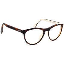 Fendi Eyeglasses FF 0123 MIY Dark Havana on Porcelain Half Round Frame 51-17 140 - £119.05 GBP