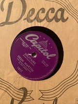 Dean Martin: Solitaire / I Ran All The Way Home / 78 RPM Capital 1817 Record - £15.97 GBP