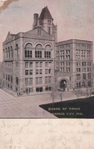 Board of Trade Kansas City Missouri MO 1908 Postcard B32 - £2.35 GBP