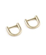 Fujiyuan 10 Pcs 10mm Metal Dee Ring Screw Detachable Belt Webbing Bag Bu... - $154.93 MXN