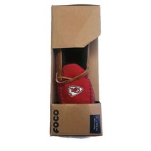 FOCO NFL Kansas City Chiefs Slippers Moccasins Warm Winter Red Mens Size... - $33.28
