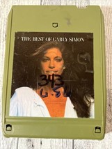 1975 THE BEST OF CARLY SIMON 8 Track Untested Elektra - £6.54 GBP