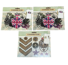 Standard Issue Military iron on transfer lot of 3 - £9.64 GBP