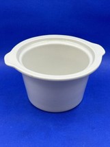 Rival Crock Pot Stoneware Insert Bowl 1.5 Quart 3215 SCR151 White Dip Ma... - $14.84