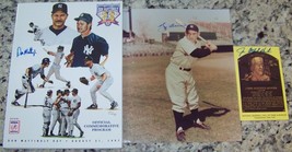 37 Yankee Legends Signed Photos Yogi Berra Bill Dickey Whitey Ford Matti... - £474.02 GBP