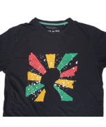 Denim &amp; Flower Ricky Singh Together We Rise Shirt Mens Medium Black Crew... - $67.47 MXN
