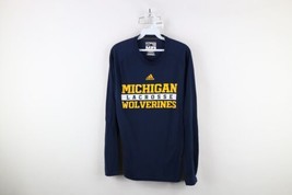 Adidas Mens M Team Issued University of Michigan Lacrosse Long Sleeve T-... - $59.35