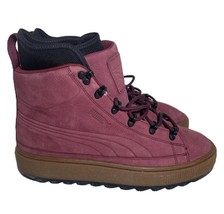 PUMA The Ren Boot High Top Sneaker Shoe Tibetan Red Pink Mens Size 9.5 - $44.95