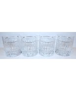 SET OF 4 REED &amp; BARTON CRYSTAL SOHO 3 7/8&quot; DOUBLE OLD FASHIONED GLASSES ... - £67.45 GBP