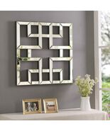 Extra Large Geometric Art Decor Wall Mirror for Living Room Entryway Ven... - $128.69