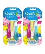 2 Gillette Venus Tropical 3-Blade Disposable Razor, 3 CT - $14.01