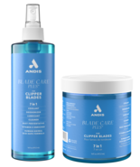 Andis Blade Care Plus Spray 7 in 1 Clipper Blades Spray 16 oz + Dip cont... - £47.50 GBP