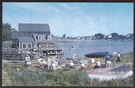 Kennebunkport, ME Color Postcard - Roger Deering Outdoor Painting Class #1 - £9.76 GBP