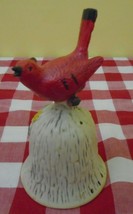   Cardinal Vintage Collectible Ceramic Bell   - £6.26 GBP